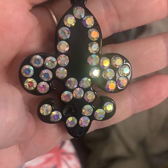 Nice silver choker with one pendant - Picture 4 of 4